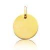 Pendentif Or Jaune Rond Or Jaune - 18 Mm -Coralie - 660065 -Accessoires De Mode ori pendentif or jaune rond or jaune 18 mm coralie 660065 2991