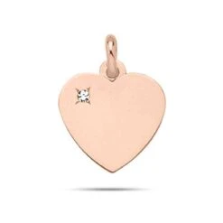 Pendentif Or Rose Coeur Or Rose - -Adeline - 631.2BR