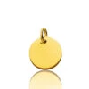 Pendentif Rond Or Jaune Plané épais Or Jaune - -Manon - V6.3 -Accessoires De Mode ori pendentif rond or jaune plane epais or jaune manon v6 3 22256
