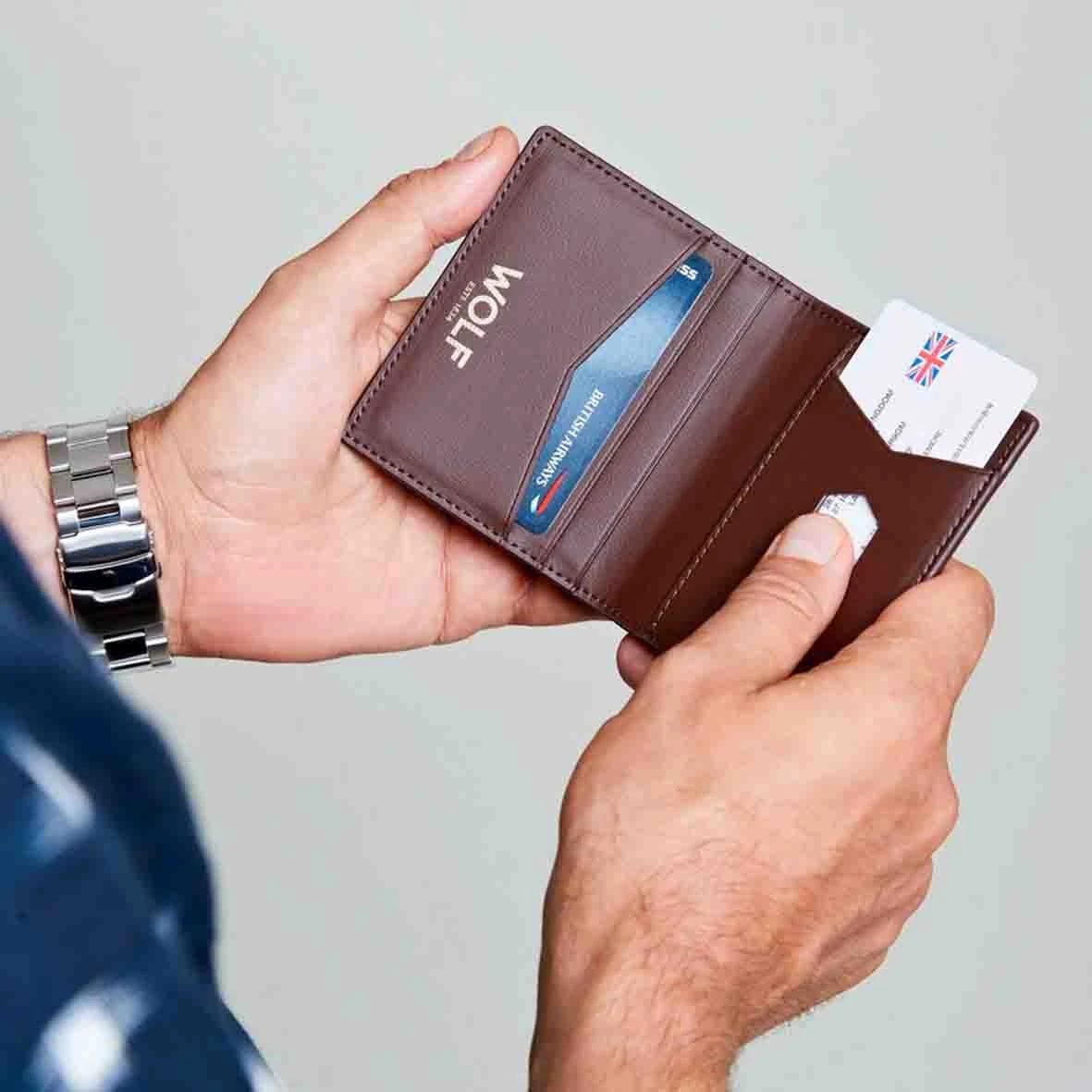 Porte-carte D'identité Wolf 1834 - Signature - Marron - 776333 3 Porte-carte D'identité Wolf 1834 - Signature - Marron - 776333