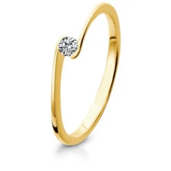 Solitaire Diamant Or Jaune En Or Jaune Diamant De 0.10 Ct - Kélianne -Accessoires De Mode ori solitaire diamant or jaune en or jaune diamant de 0 10 ct kelianne 24951 30084